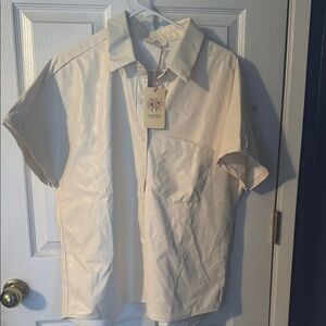 Women’s Pleather shortsleeved—subtle snakeskin detail